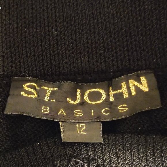 St Johns Basics Santana Knit Skirt 12 Knee Length Pencil Capsule Office Academia - Picture 4 of 5